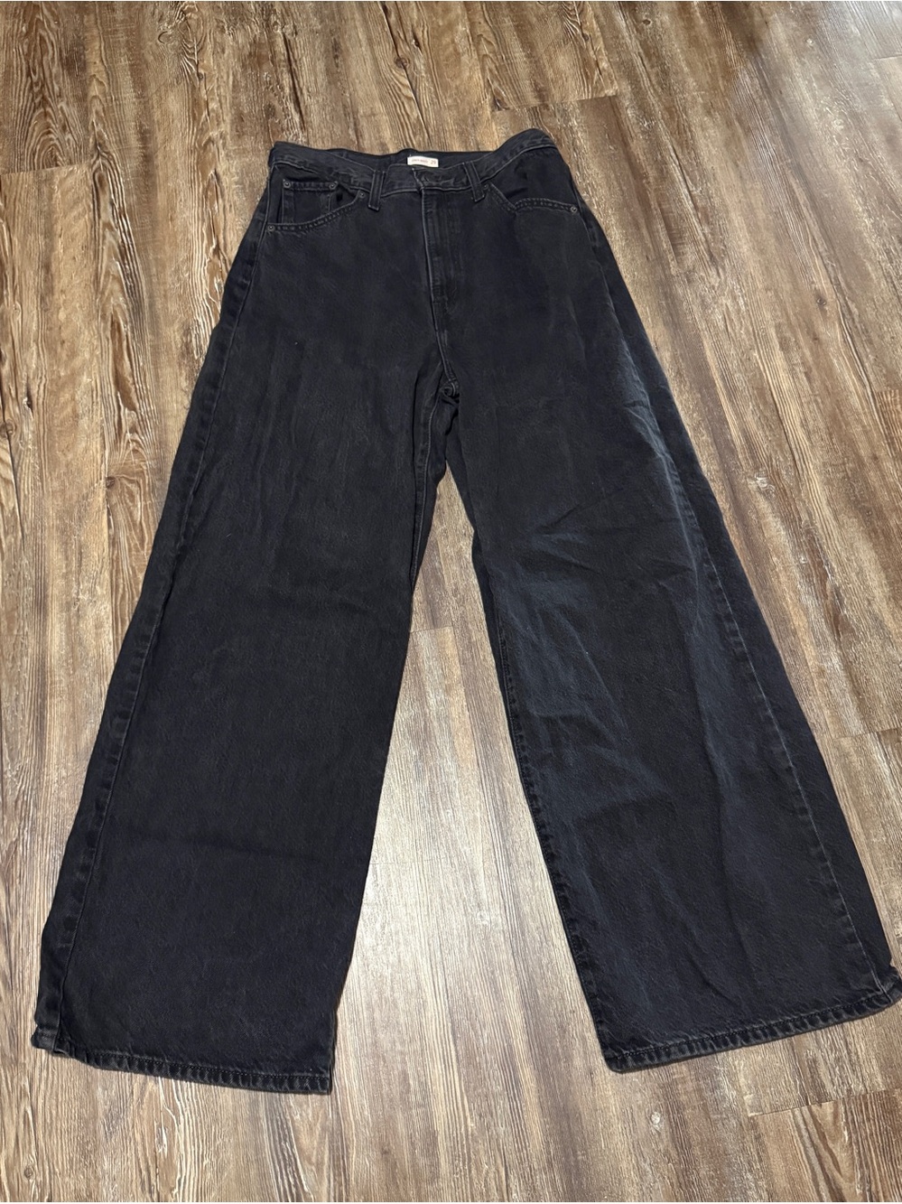 Levi's Cinch Baggy Jeans Women's 29 High Rise Pinch Waist Wide Leg Relaxed Fit